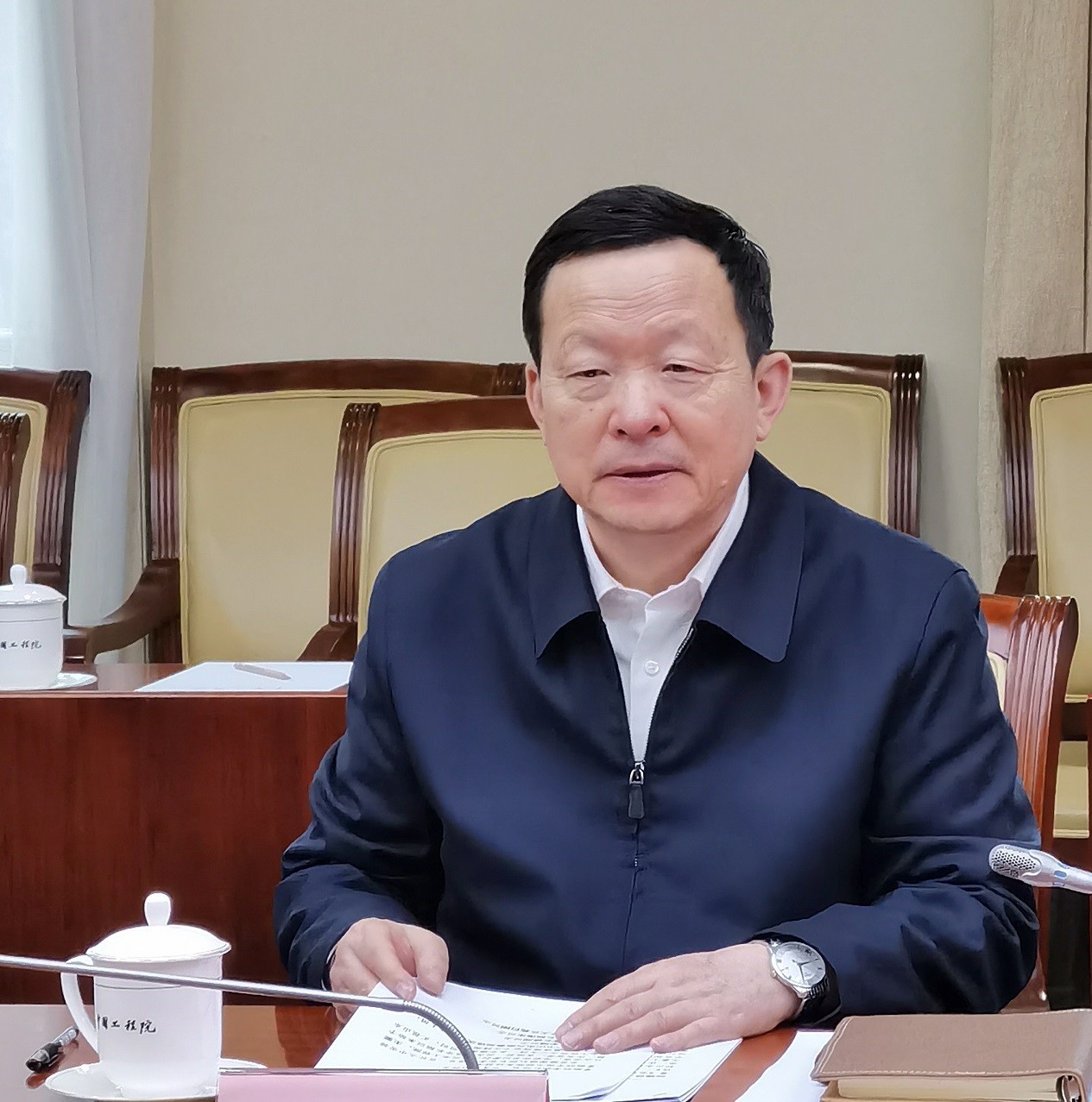 中国工程院与山东省政府举行工作会谈