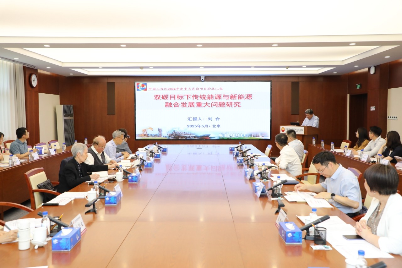 “双碳目标下传统能源与新能源融合发展重大问题研究”项目结题预评审会在京召开